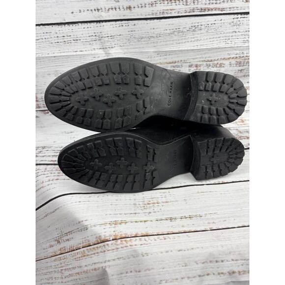 Cole Haan Boots Womens 7 B Grand OS Putnam Ankle Booties D42388 Black Waterproof - Picture 12 of 13